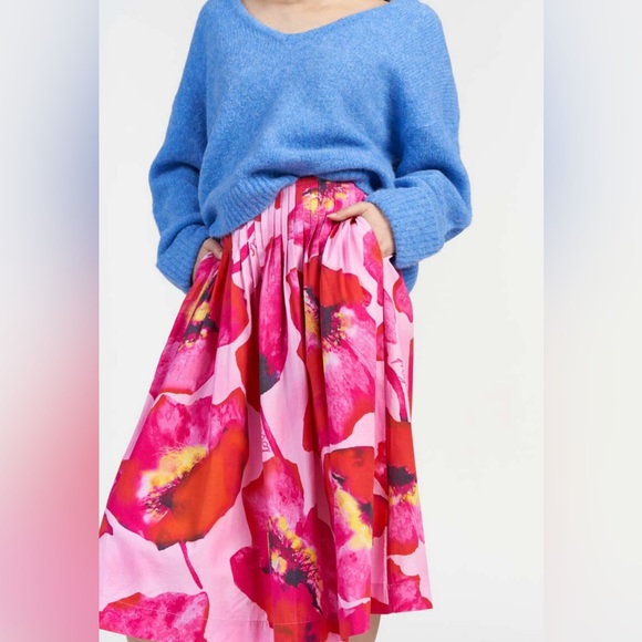 🛑🛑🛑FROGBOX PINK FLORAL SKIRT 🌸 - Picture 2 of 12